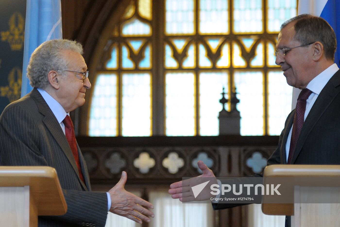 Sergei Lavrov meets with UN Special Representative For Syria