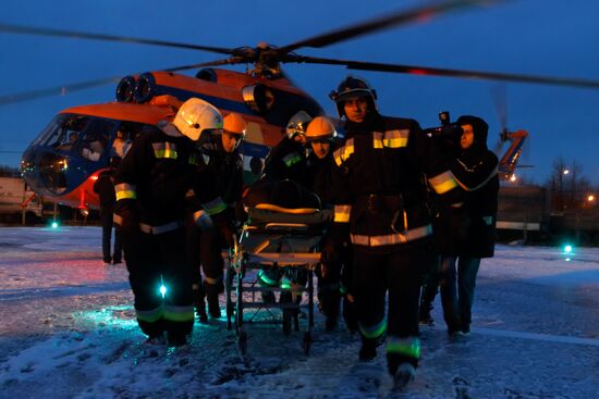 Launch of a helipad to help provide emergency medical care