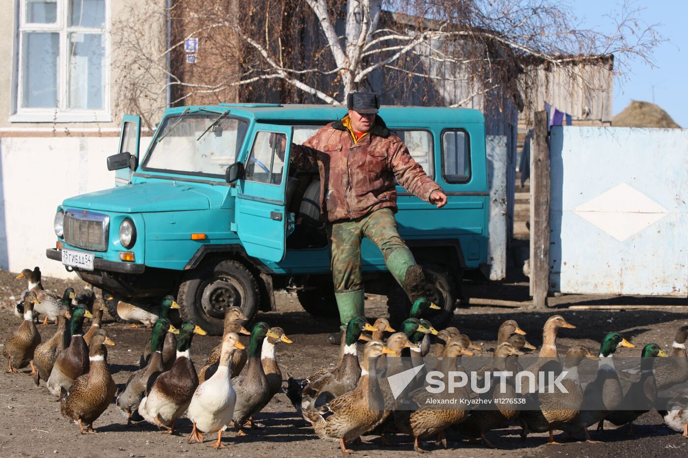 Village life in Novosibirsk region