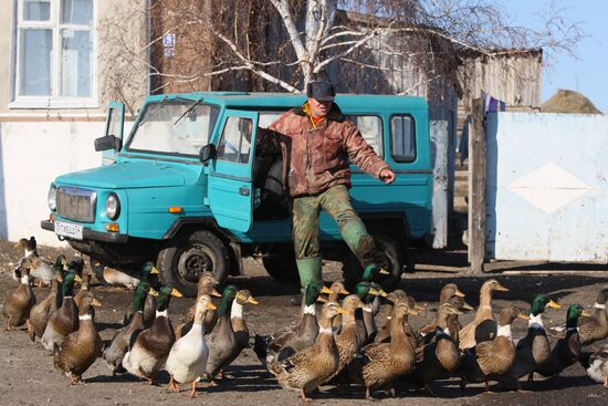 Village life in Novosibirsk region