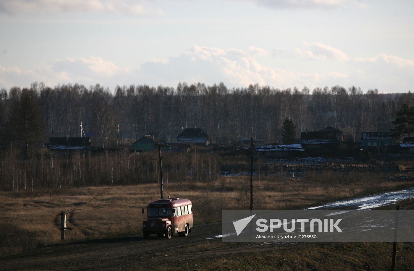 Village life in Novosibirsk region