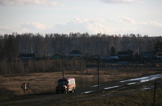 Village life in Novosibirsk region