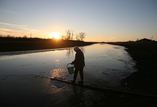 Village life in Novosibirsk region