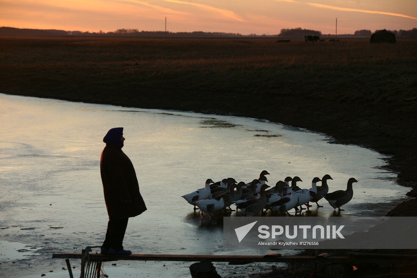Village life in Novosibirsk region