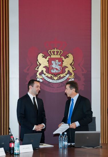 First meeting of new Georgian government