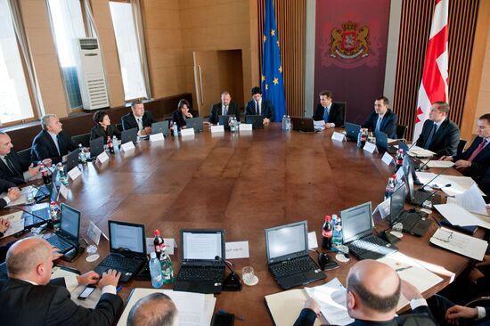 First meeting of new Georgian government