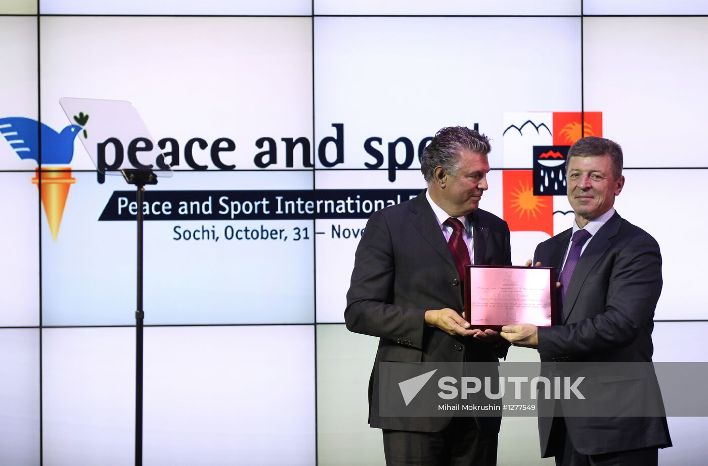 "Peace and Sport" international forum opens in Kransnaya Polyana