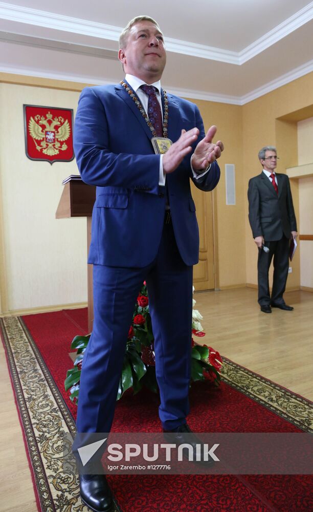 Mayor of Kaliningrad Alexander Yaroshuk sworn-in