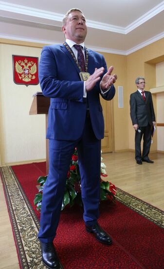 Mayor of Kaliningrad Alexander Yaroshuk sworn-in