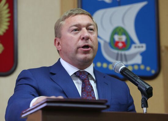 Mayor of Kaliningrad Alexander Yaroshuk sworn-in