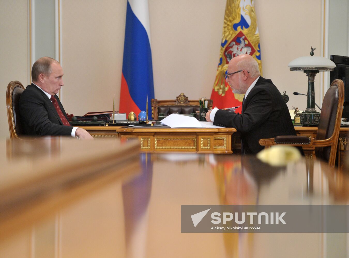 Vladimir Putin meets with Mikhail Fedotov