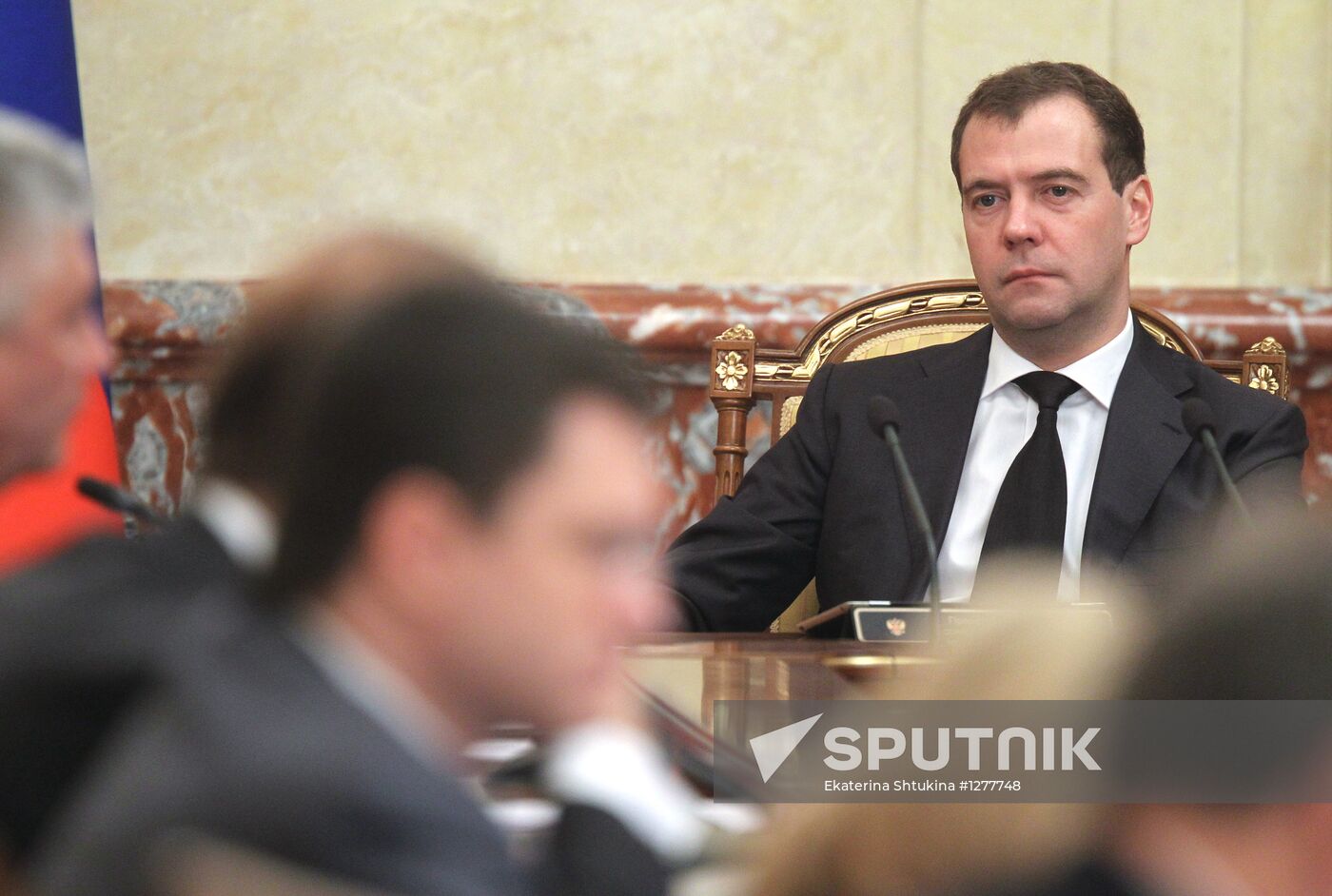 Dmitry Medvedev chairs Russian Government meeting