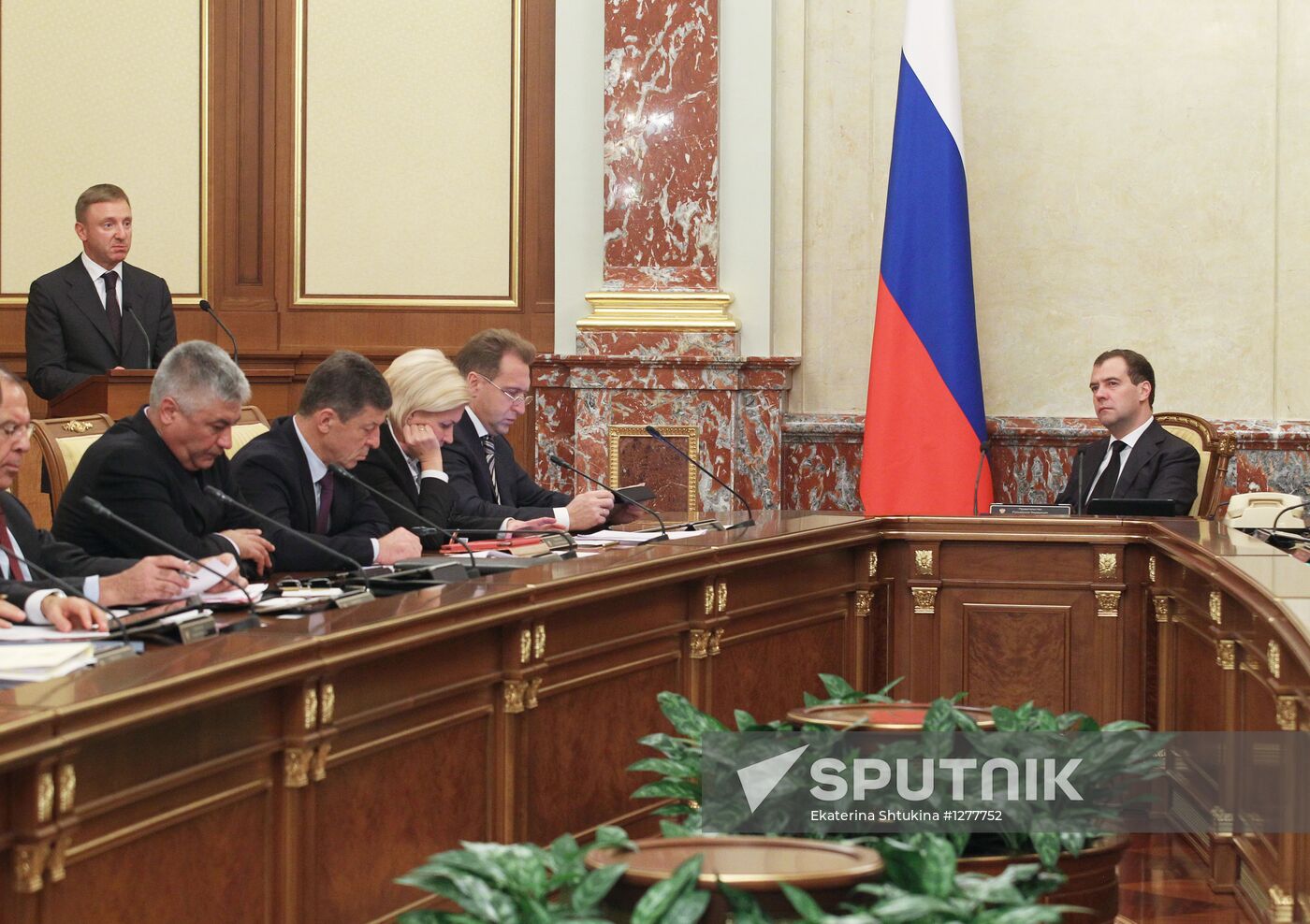 Dmitry Medvedev chairs Russian Government meeting