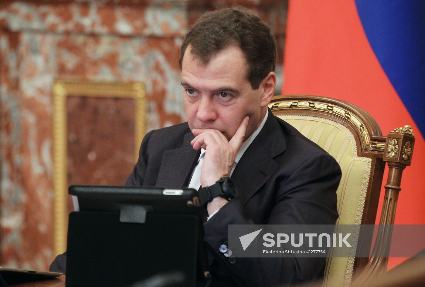 Dmitry Medvedev chairs Russian Government meeting