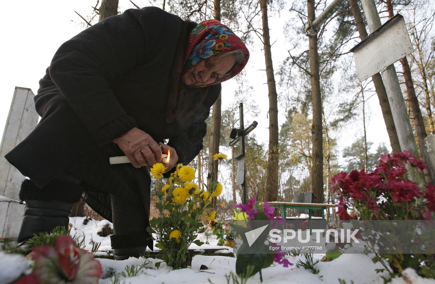 Catholic festival All Saint's Day in Belarus