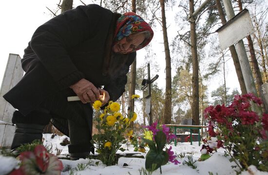 Catholic festival All Saint's Day in Belarus