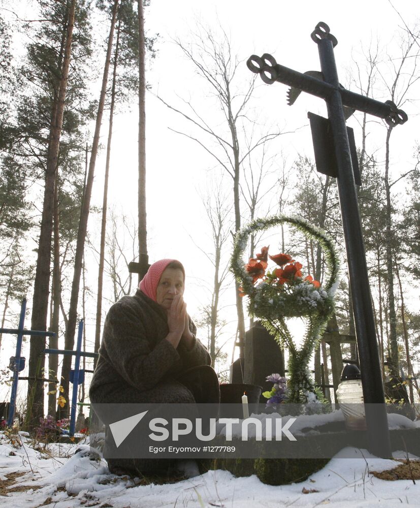 Catholic festival All Saint's Day in Belarus