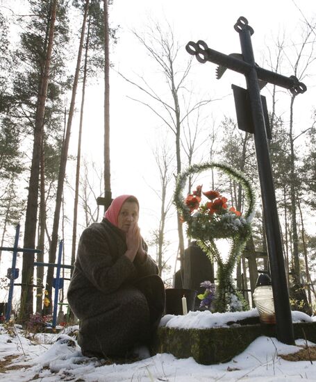 Catholic festival All Saint's Day in Belarus