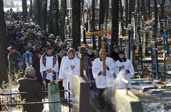 Catholic festival All Saint's Day in Belarus