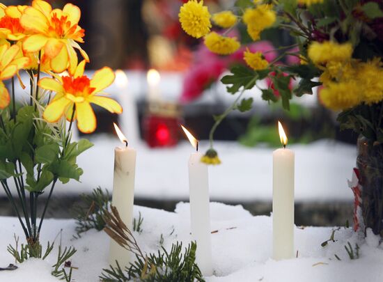 Catholic festival All Saint's Day in Belarus
