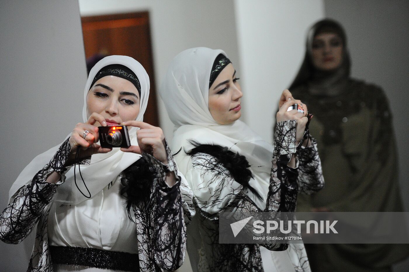 Fashion collection show in Grozny