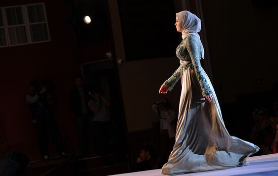 Fashion collection show in Grozny