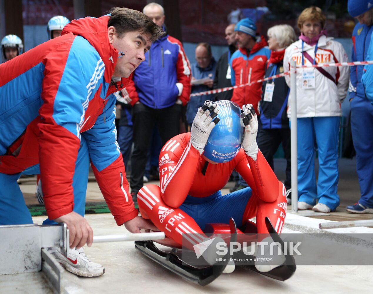 Luge. First stage of Russian Cup. Day Two
