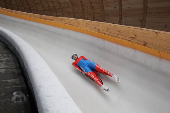 Luge. First stage of Russia Cup. Day Two