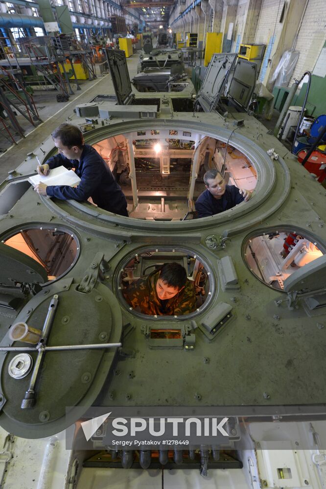 Manufacture of BMD-4M combat vehicles at Kurganmashzavod plant