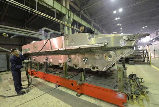 Manufacture of BMD-4M combat vehicles at Kurganmashzavod plant