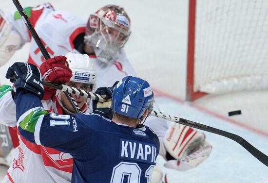 KHL. Dynamo Moscow vs. Spartak Moscow