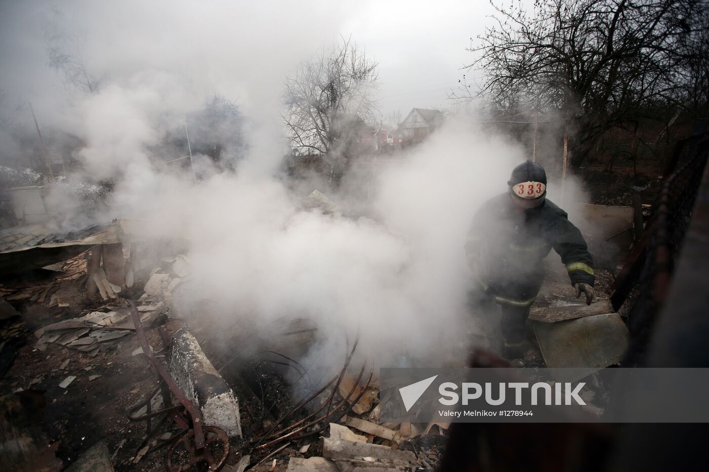 Gas pipeline on fire in Schelkovo District, Moscow Region