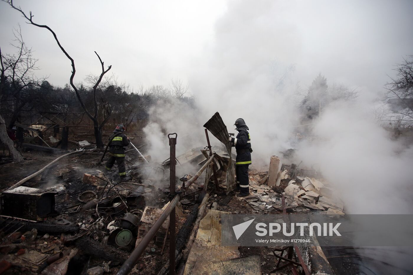 Gas pipeline on fire in Schelkovo District, Moscow Region