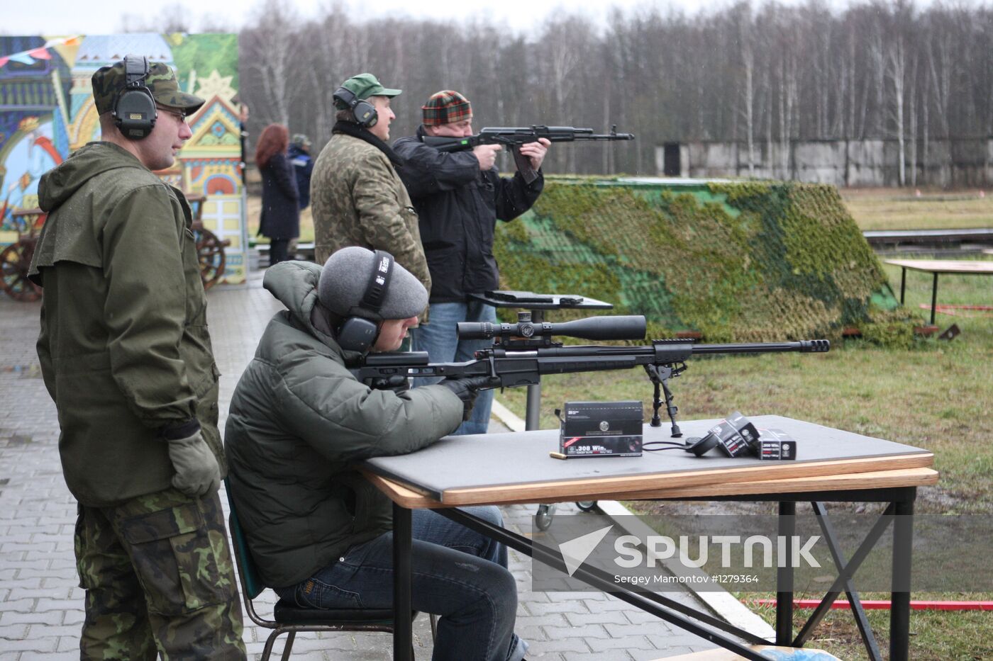 Competition shooting at TSNIITOCHMASH range near Moscow