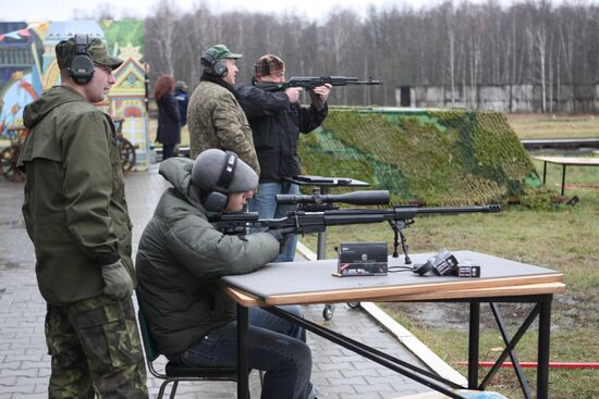 Competition shooting at TSNIITOCHMASH range near Moscow