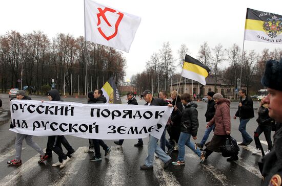 Russian March staged throughout Russia