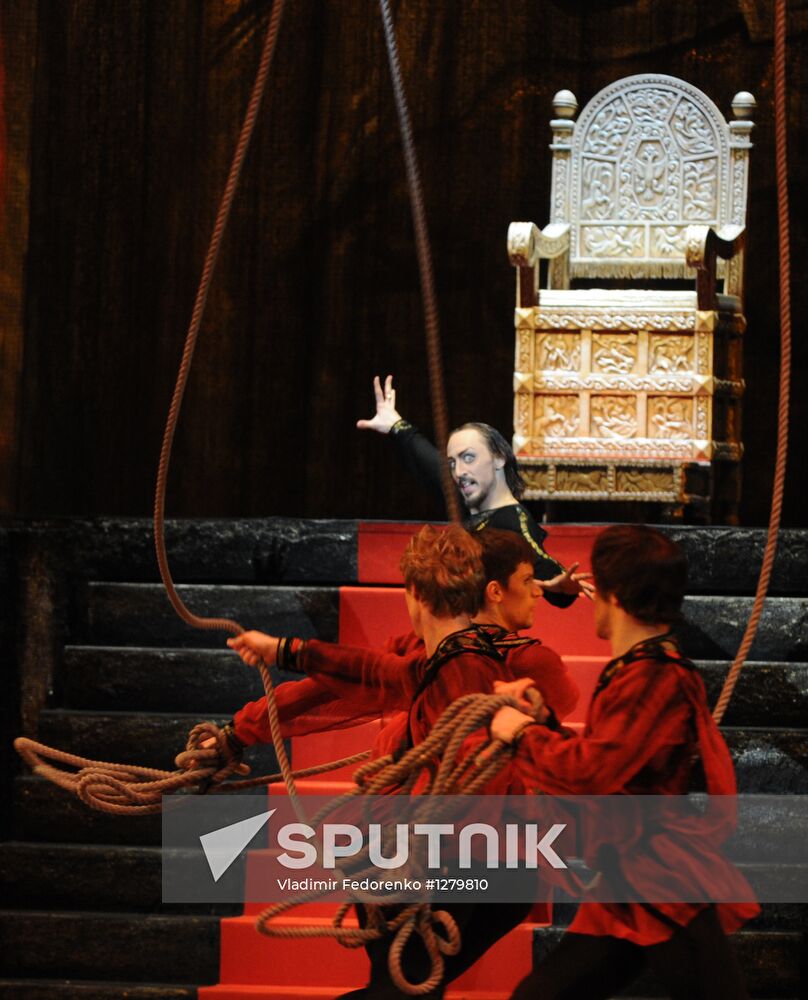 Dress rehearsal of ballet Ivan the Terrible at Bolshoi Theater
