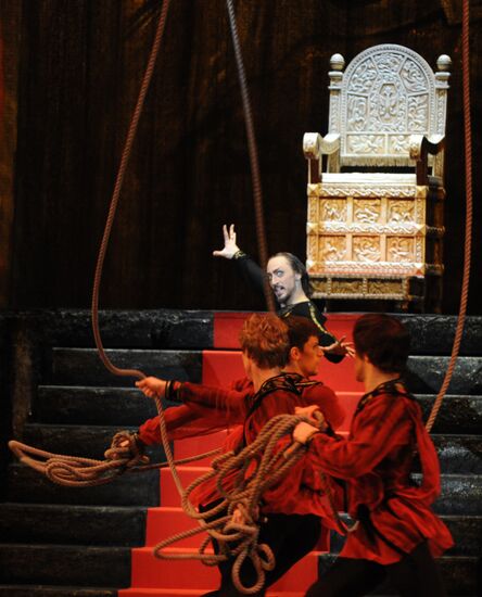 Dress rehearsal of ballet Ivan the Terrible at Bolshoi Theater