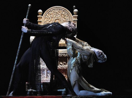 Dress rehearsal of ballet Ivan the Terrible at Bolshoi Theater