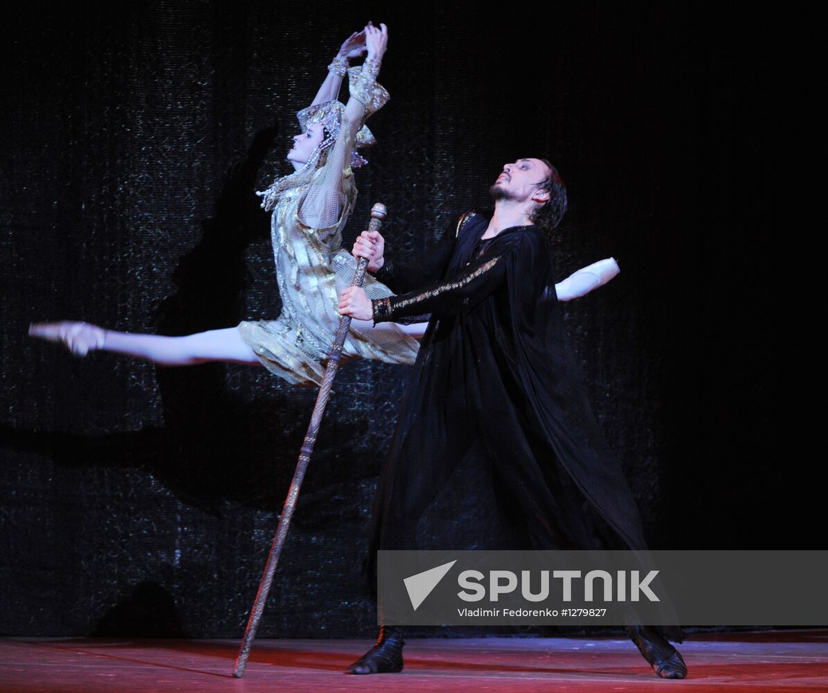 Dress rehearsal of ballet Ivan the Terrible at Bolshoi Theater