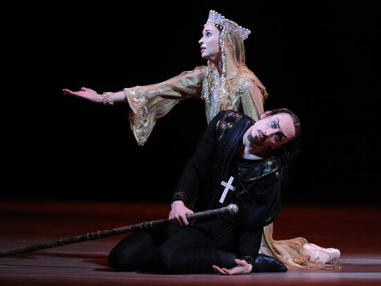 Dress rehearsal of ballet Ivan the Terrible at Bolshoi Theater