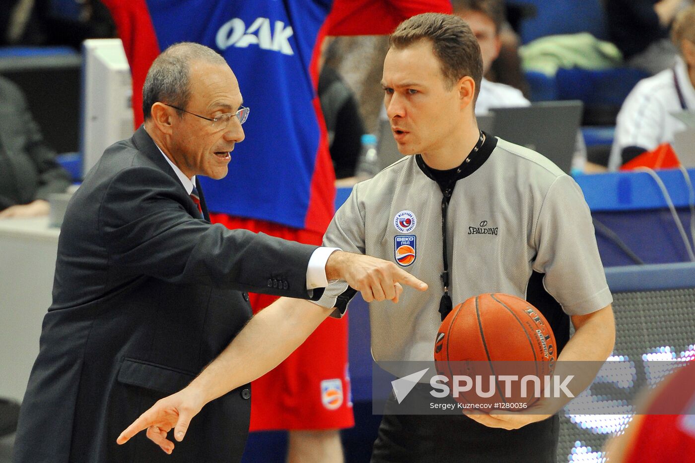 Russian Professional Basketball League. CSKA vs. Spartak