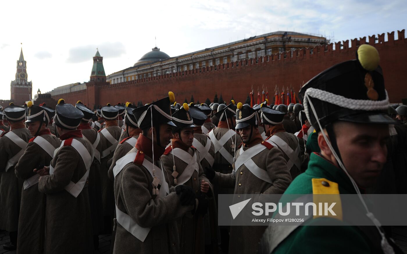 Full rehearsal of march to mark 1941 parade anniversary