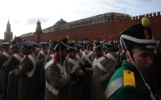Full rehearsal of march to mark 1941 parade anniversary