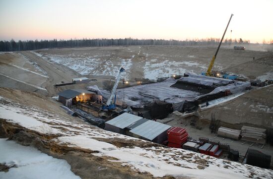 Building Vostochny space center