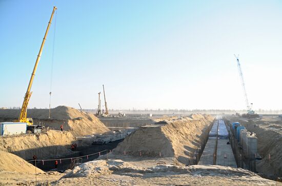 Building Vostochny space center