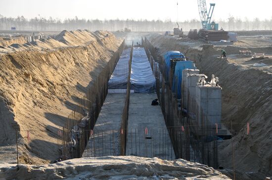 Building Vostochny space center