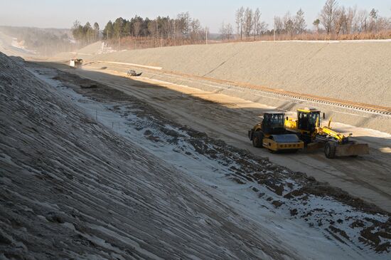 Building Vostochny space center