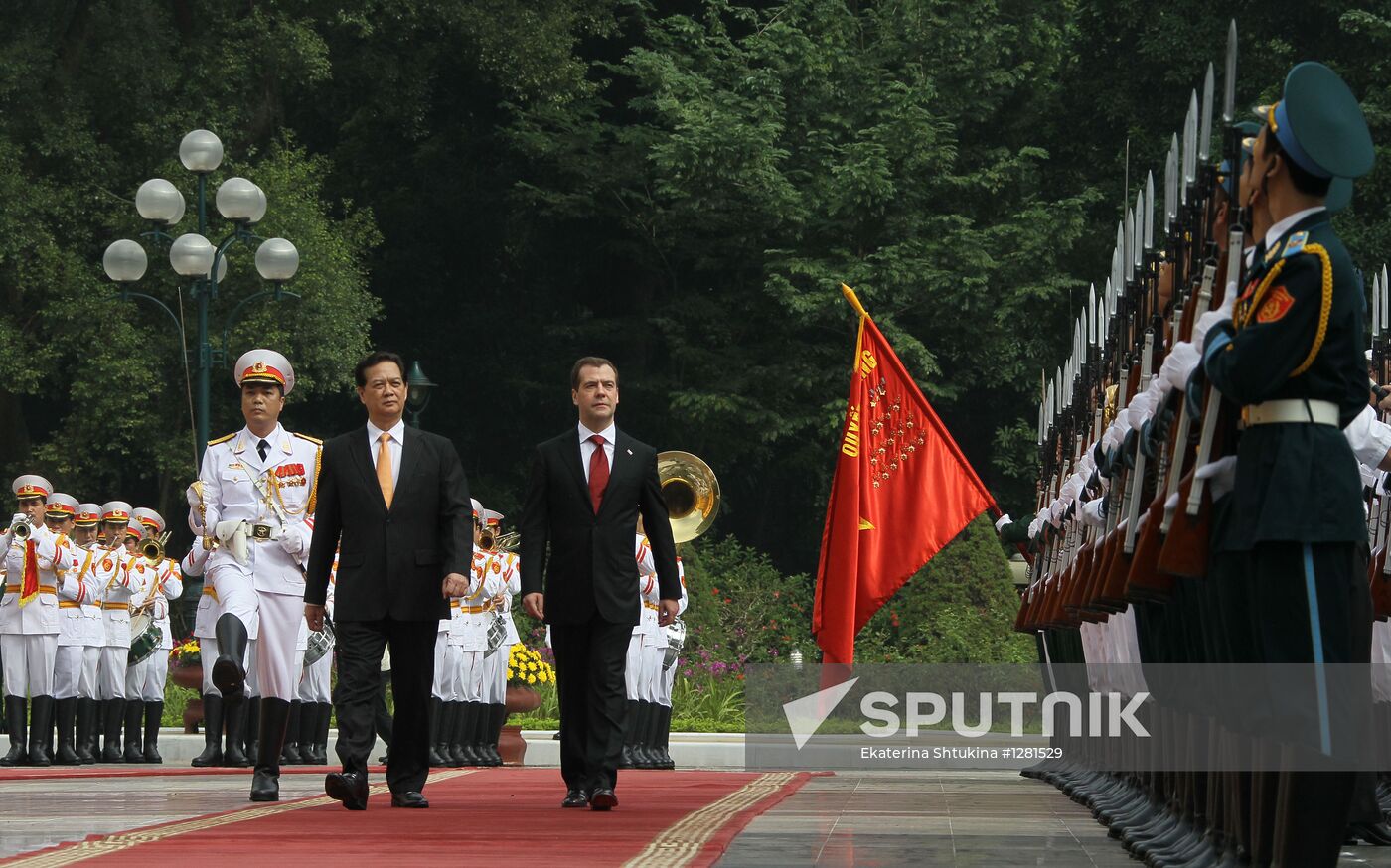 Dmitry Medvedev's official visit to Vietnam