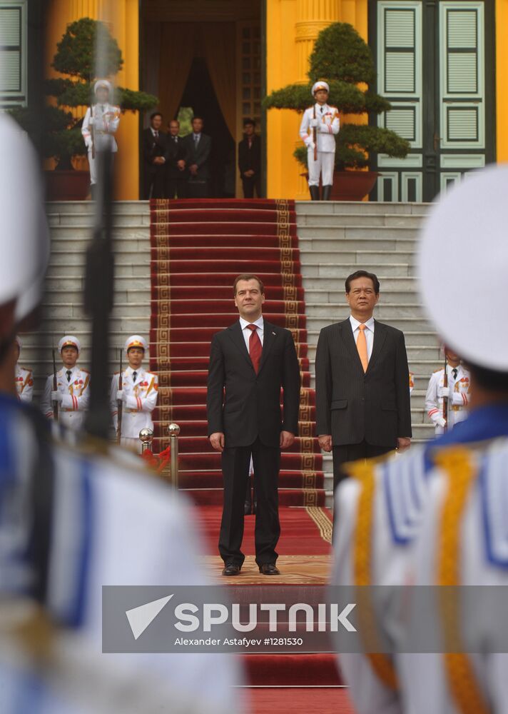 Dmitry Medvedev's official visit to Vietnam